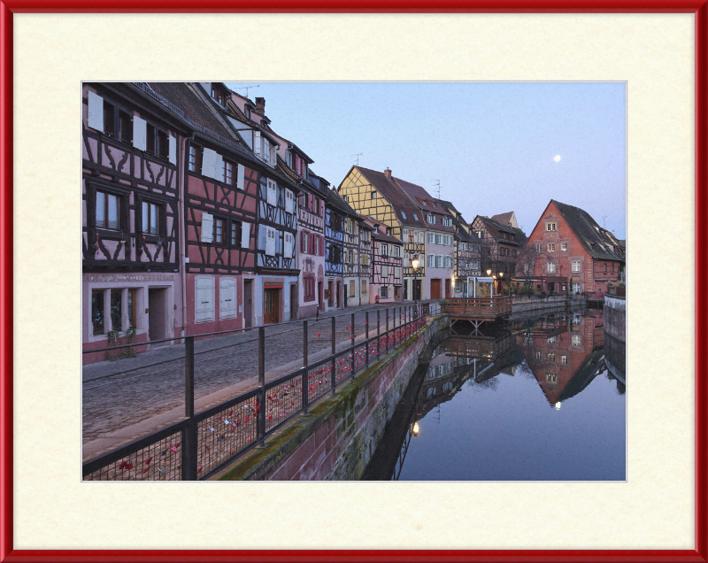 Petite Venise Depuis Le Pont de la Rue Des Écoles (Colmar) - Great Pictures Framed