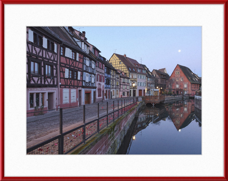 Petite Venise Depuis Le Pont de la Rue Des Écoles (Colmar) - Great Pictures Framed