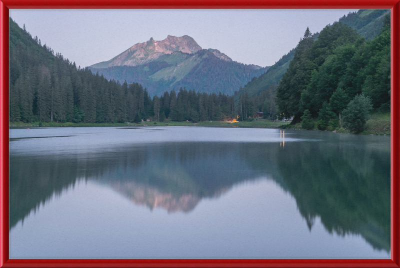The Lac de Montriond - Great Pictures Framed