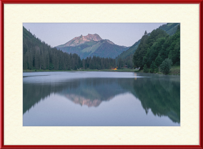 The Lac de Montriond - Great Pictures Framed