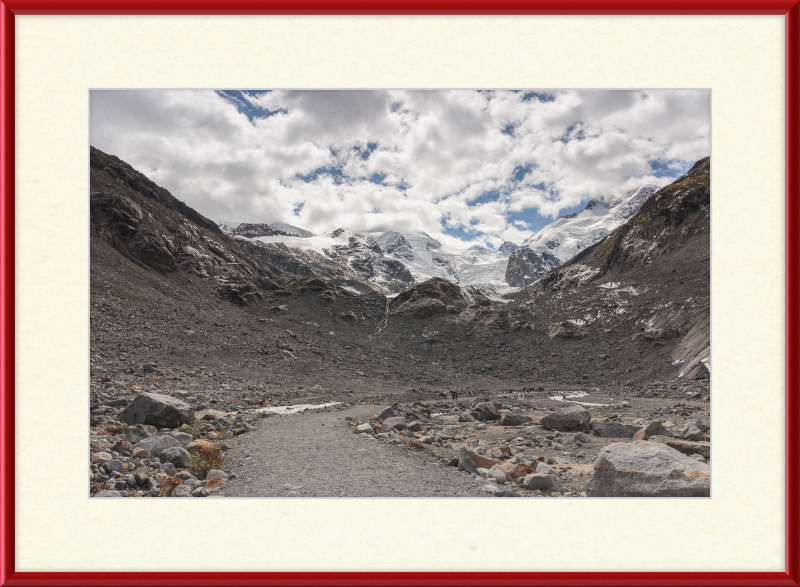 Mountains and Glaciers on Gletsjerpad Trail - Great Pictures Framed