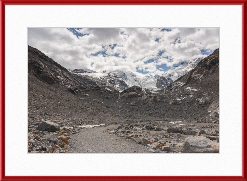Mountains and Glaciers on Gletsjerpad Trail - Great Pictures Framed
