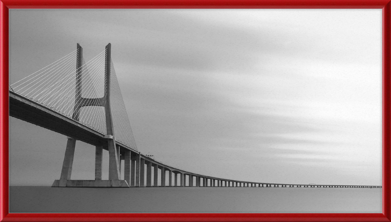 Vasco da Gama Bridge - Great Pictures Framed