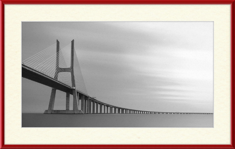 Vasco da Gama Bridge - Great Pictures Framed