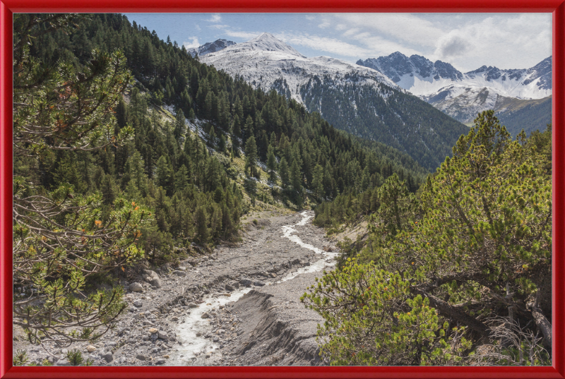 Bergtocht van S-charl naar Alp Sesvenna - Great Pictures Framed