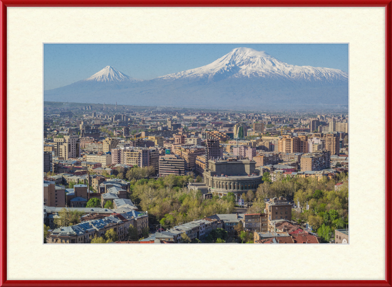Mount Ararat and the Yerevan Skyline - Great Pictures Framed