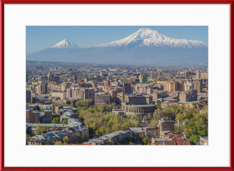 Mount Ararat and the Yerevan Skyline - Great Pictures Framed