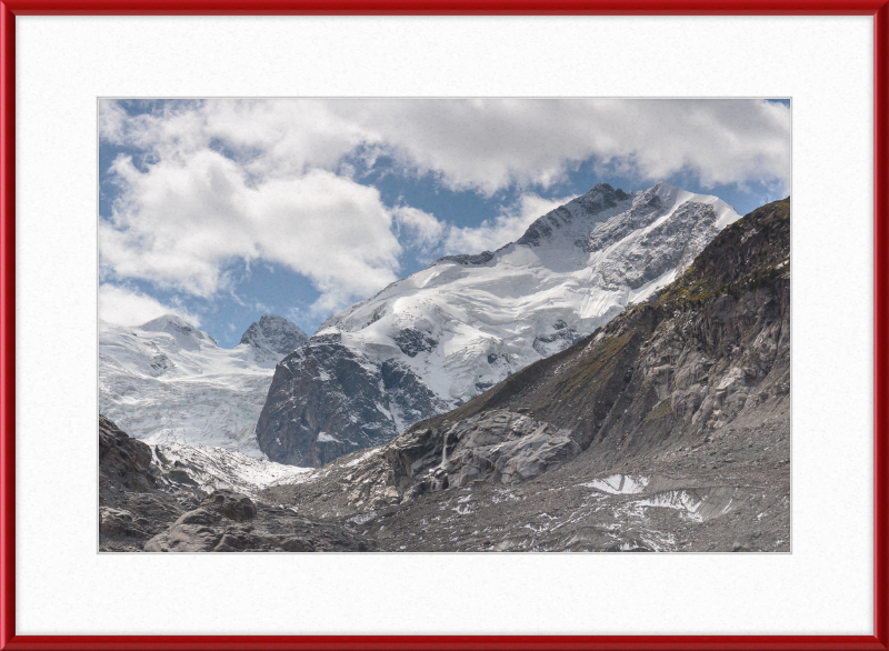 Gletsjerpad Trail to Morteratschgletsjer Glacier - Great Pictures Framed