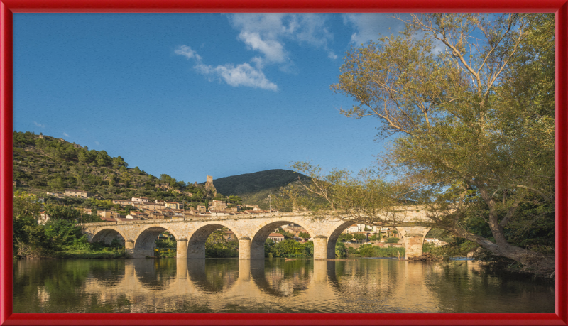 Pont sur l'Orb, Roquebrun - Great Pictures Framed