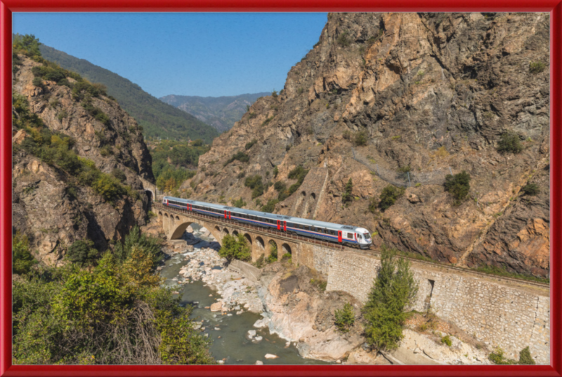 A Train between Bolkuş and Karabük - Great Pictures Framed