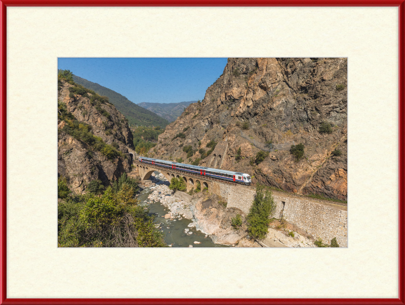 A Train between Bolkuş and Karabük - Great Pictures Framed