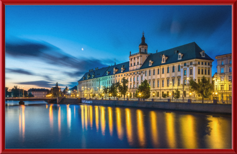 Wroclaw University in the Morning - Great Pictures Framed
