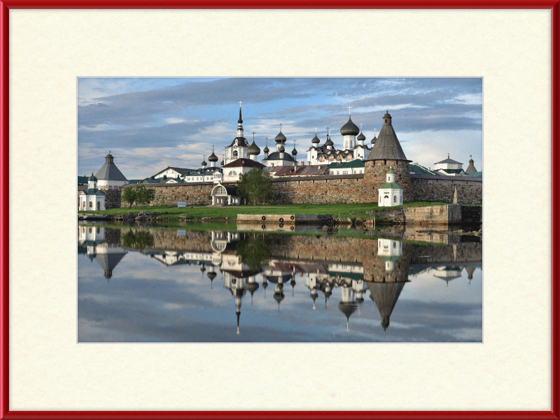 Fortress Wall and Domes of the Cathedrals of the Solovetsky Monastery - Great Pictures Framed