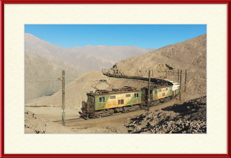 SQM GE 289A Boxcab Quillagua - Barriles - Great Pictures Framed