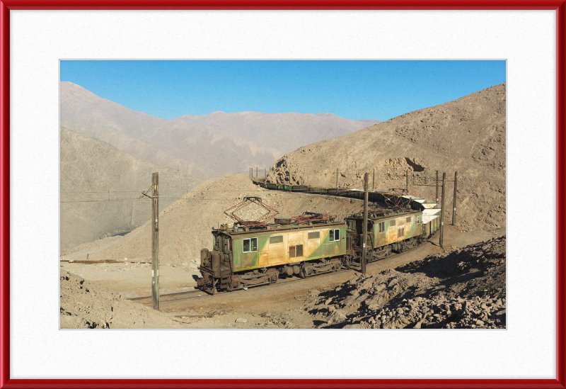 SQM GE 289A Boxcab Quillagua - Barriles - Great Pictures Framed