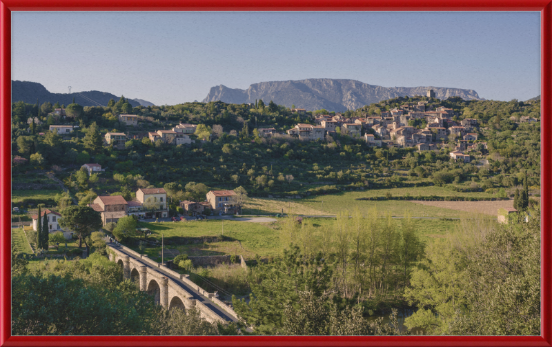 Village of Vieussan, Hérault, France - Great Pictures Framed
