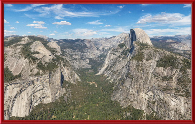 Half Dome in Eastern Yosemite Valley - Great Pictures Framed