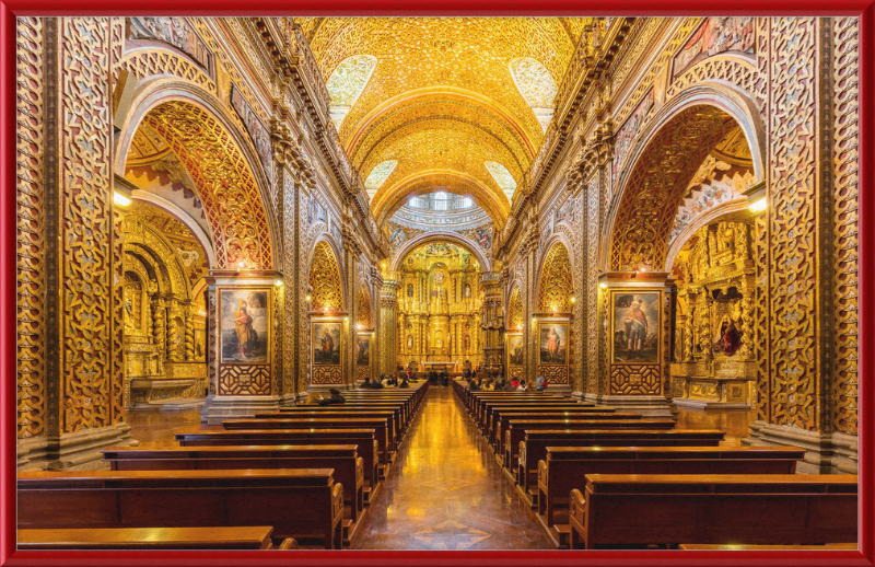 Iglesia de La Compañía - Great Pictures Framed