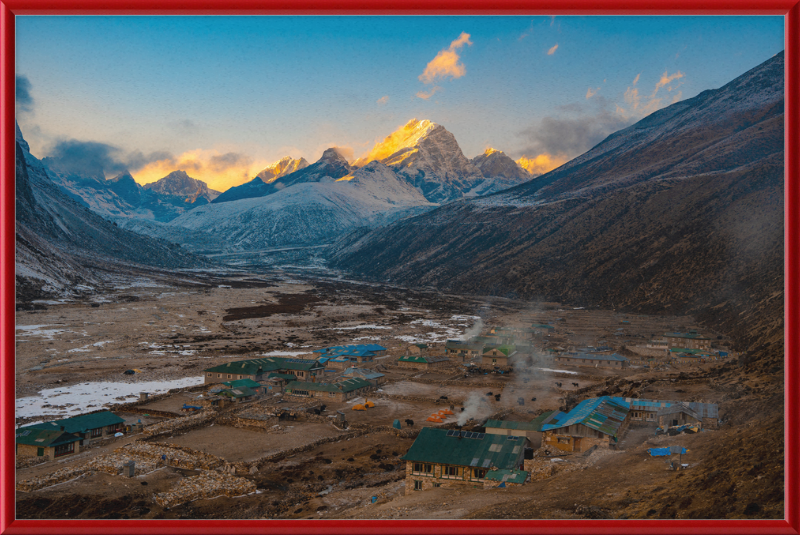 The Village of Pheriche - Great Pictures Framed