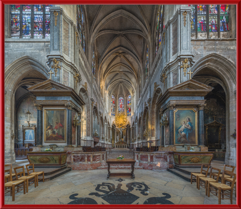Saint Merri Church Interior - Great Pictures Framed