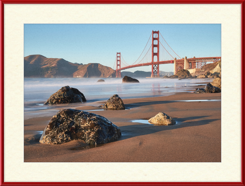Golden Gate Bridge from Marshall's Beach - Great Pictures Framed
