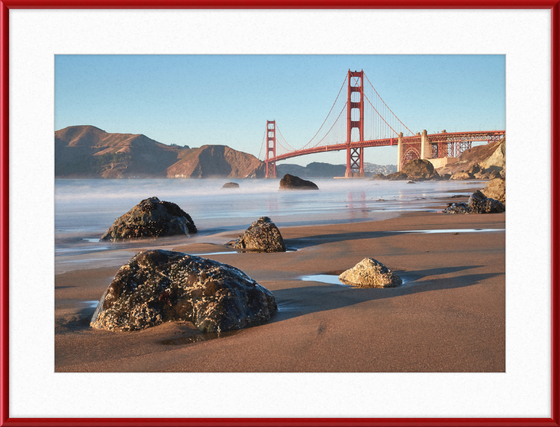 Golden Gate Bridge from Marshall's Beach - Great Pictures Framed