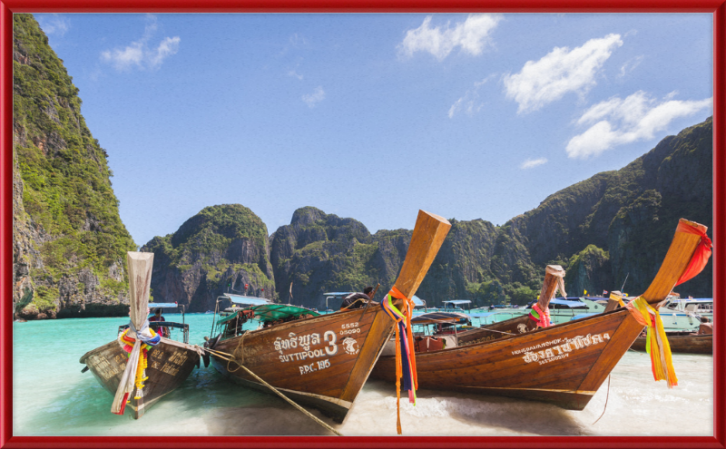 Playa Maya, Ko Phi Phi, Tailandia - Great Pictures Framed