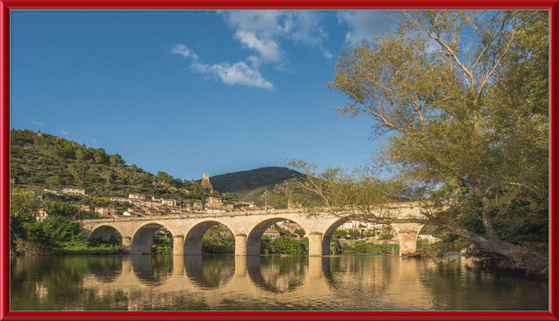 Pont sur l'Orb, Roquebrun - Great Pictures Framed
