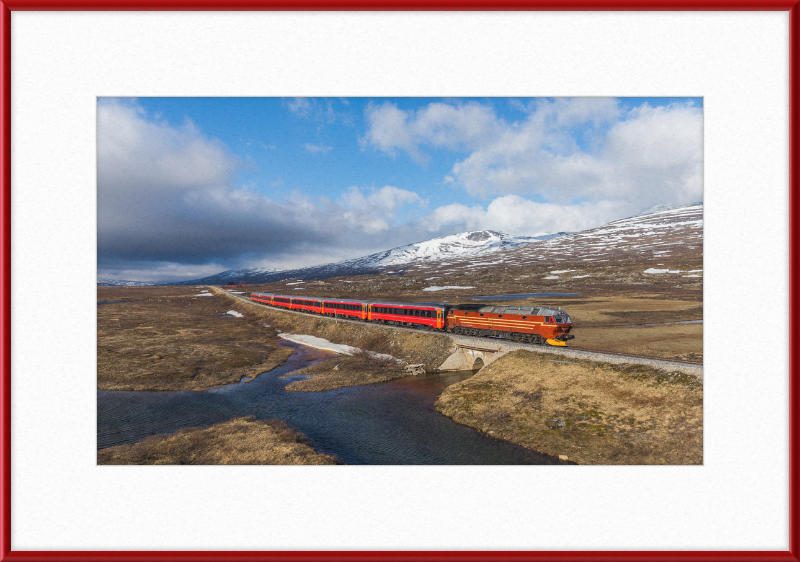 NSB Di 4 Nattog Saltfjellet - Great Pictures Framed