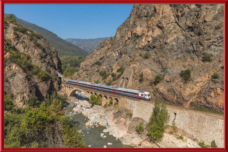 A Train between Bolkuş and Karabük - Great Pictures Framed