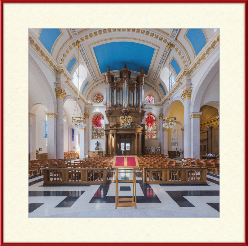 St Mary-le-Bow Church Interior 2, London, UK - Great Pictures Framed