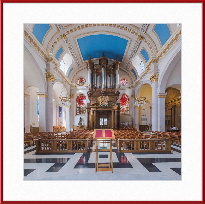 St Mary-le-Bow Church Interior 2, London, UK - Great Pictures Framed