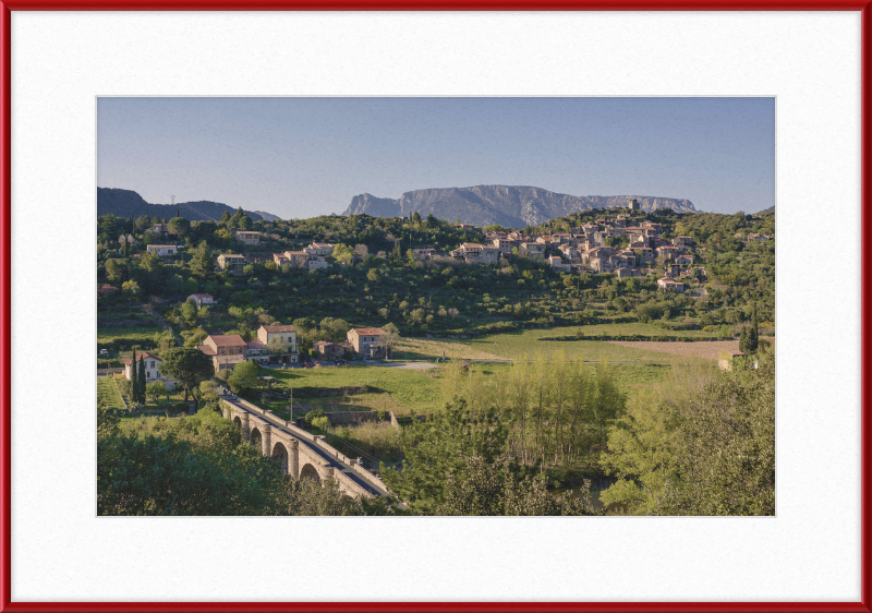 Village of Vieussan, Hérault, France - Great Pictures Framed
