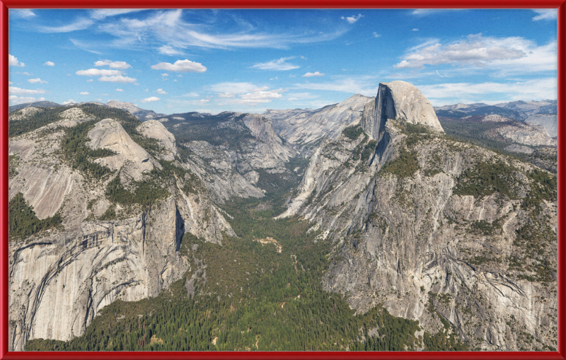 Half Dome in Eastern Yosemite Valley - Great Pictures Framed