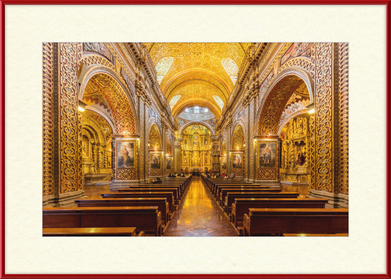 Iglesia de La Compañía - Great Pictures Framed