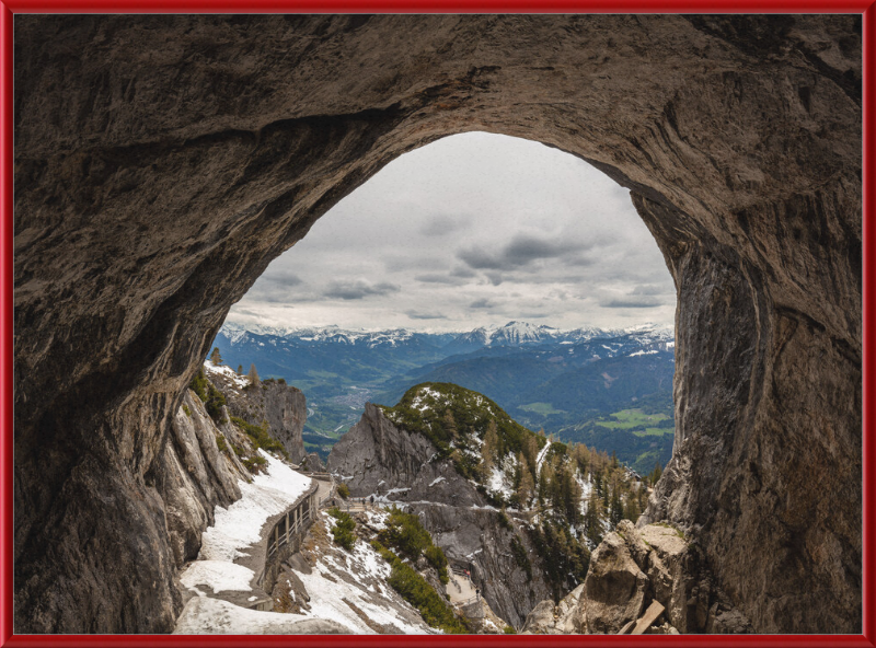 Eisriesenwelt Cave in Austria's Tennen Mountains - Great Pictures Framed
