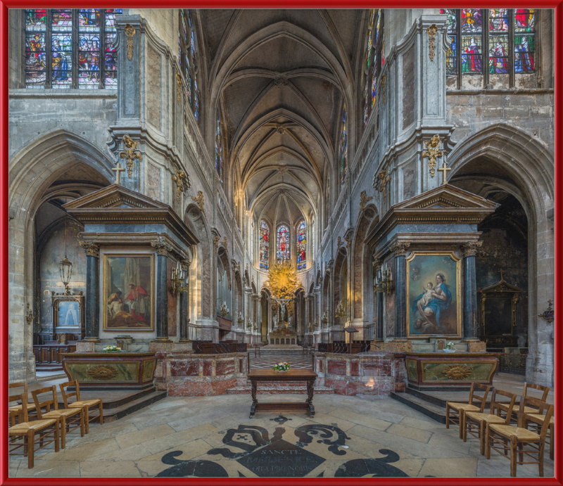 Saint Merri Church Interior - Great Pictures Framed