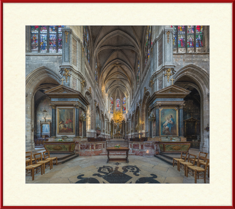 Saint Merri Church Interior - Great Pictures Framed