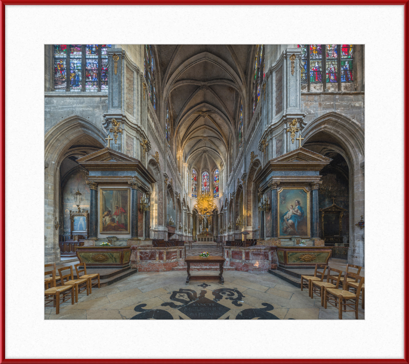 Saint Merri Church Interior - Great Pictures Framed