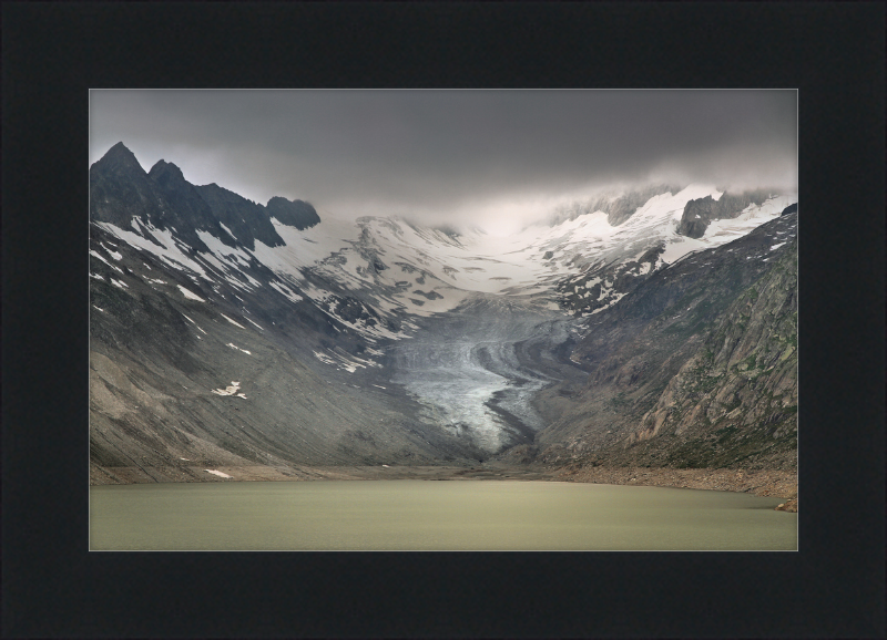 Oberaargletscher from Oberaar - Great Pictures Framed