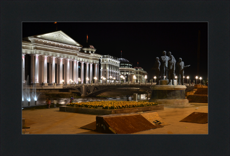 Archeological Museum of Macedonia by Night - Great Pictures Framed