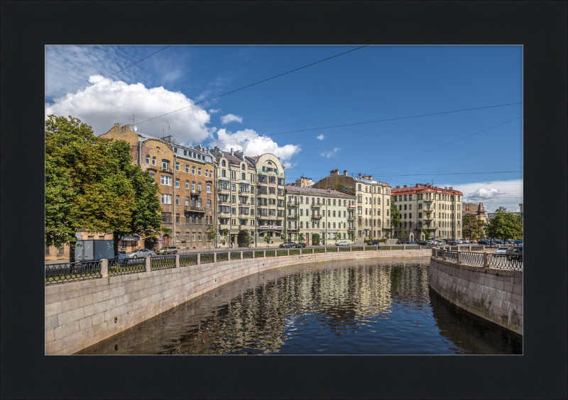 Karpovka River Embankment - Great Pictures Framed