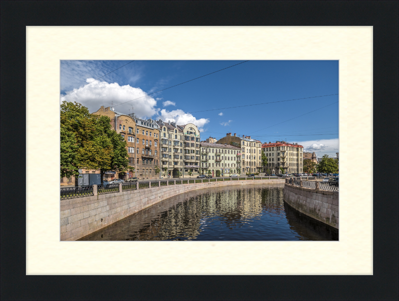 Karpovka River Embankment - Great Pictures Framed
