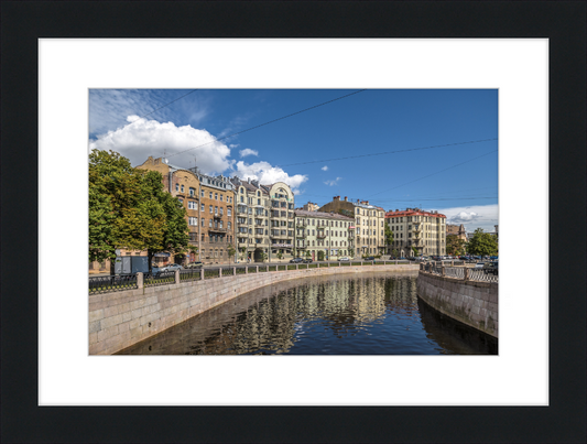 Karpovka River Embankment - Great Pictures Framed