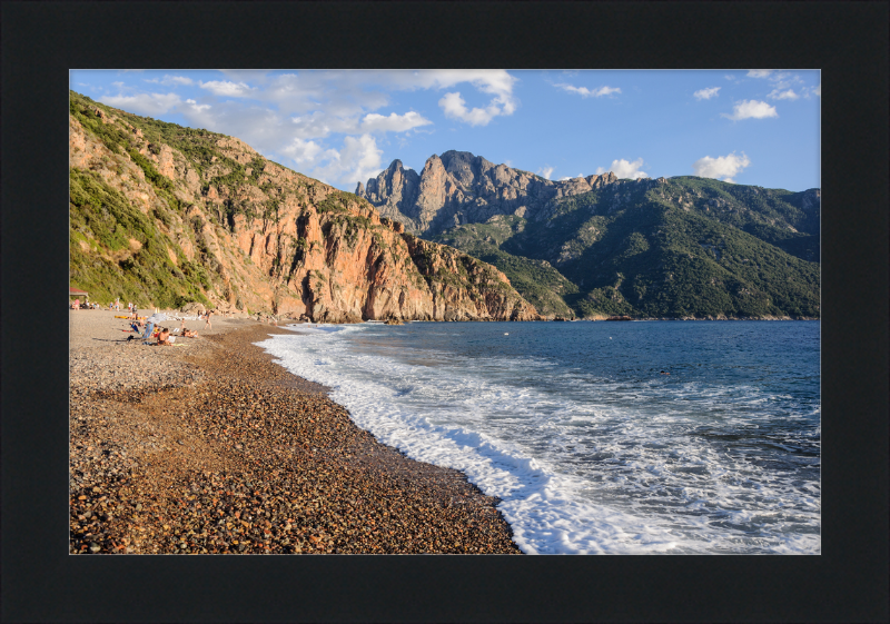 The Beach in Bussaglia,  France - Great Pictures Framed