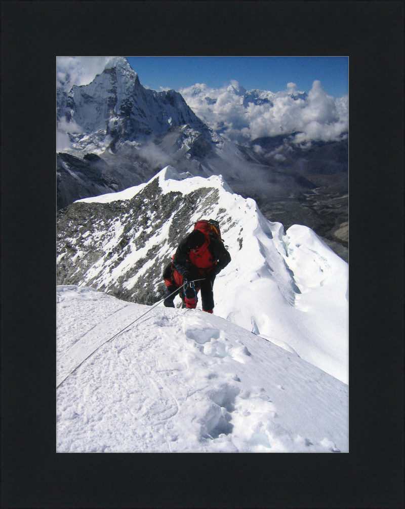 Summitting Island Peak - Great Pictures Framed