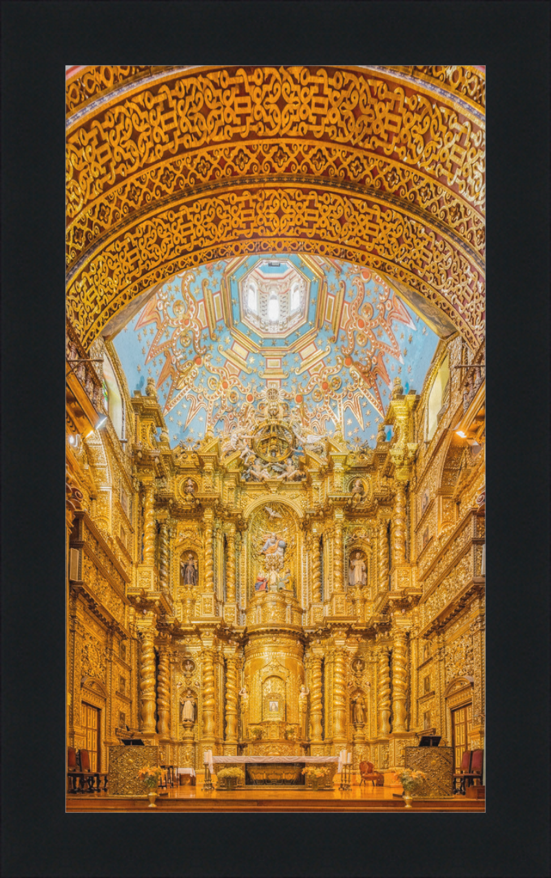 The Glorious Gold-Leafed Interiors of Iglesia de La Compañía, Quito - Great Pictures Framed