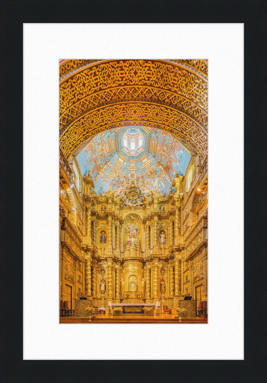 The Glorious Gold-Leafed Interiors of Iglesia de La Compañía, Quito - Great Pictures Framed