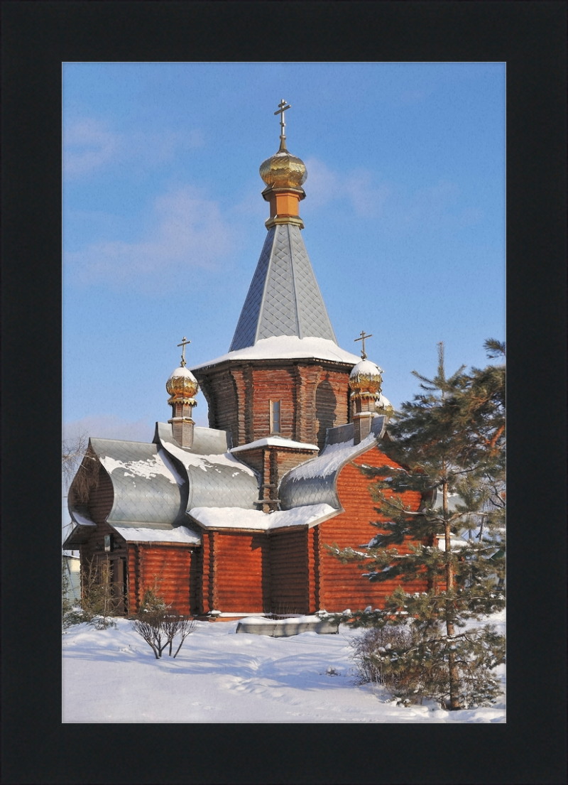 The Church of the Iviron Theotokos in Zhukovsky, Moscow Oblast. - Great Pictures Framed