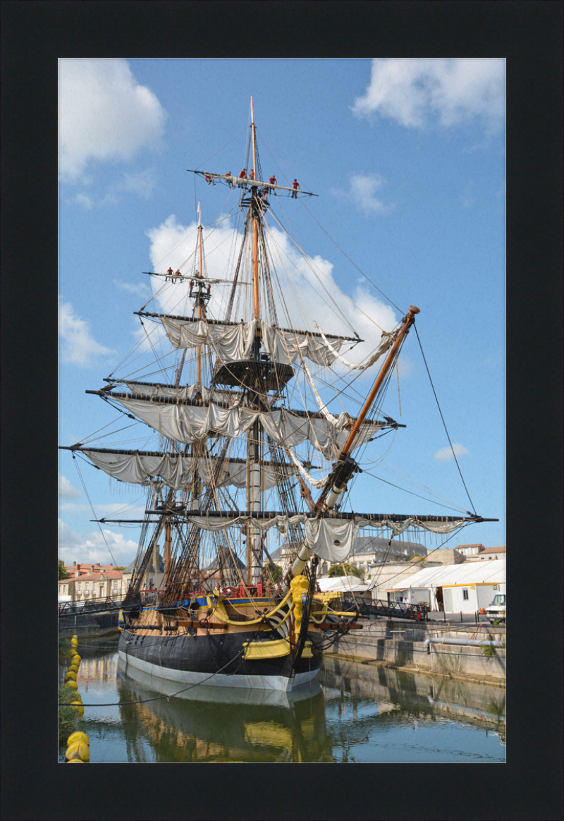 The Frégate-Hermione - Great Pictures Framed